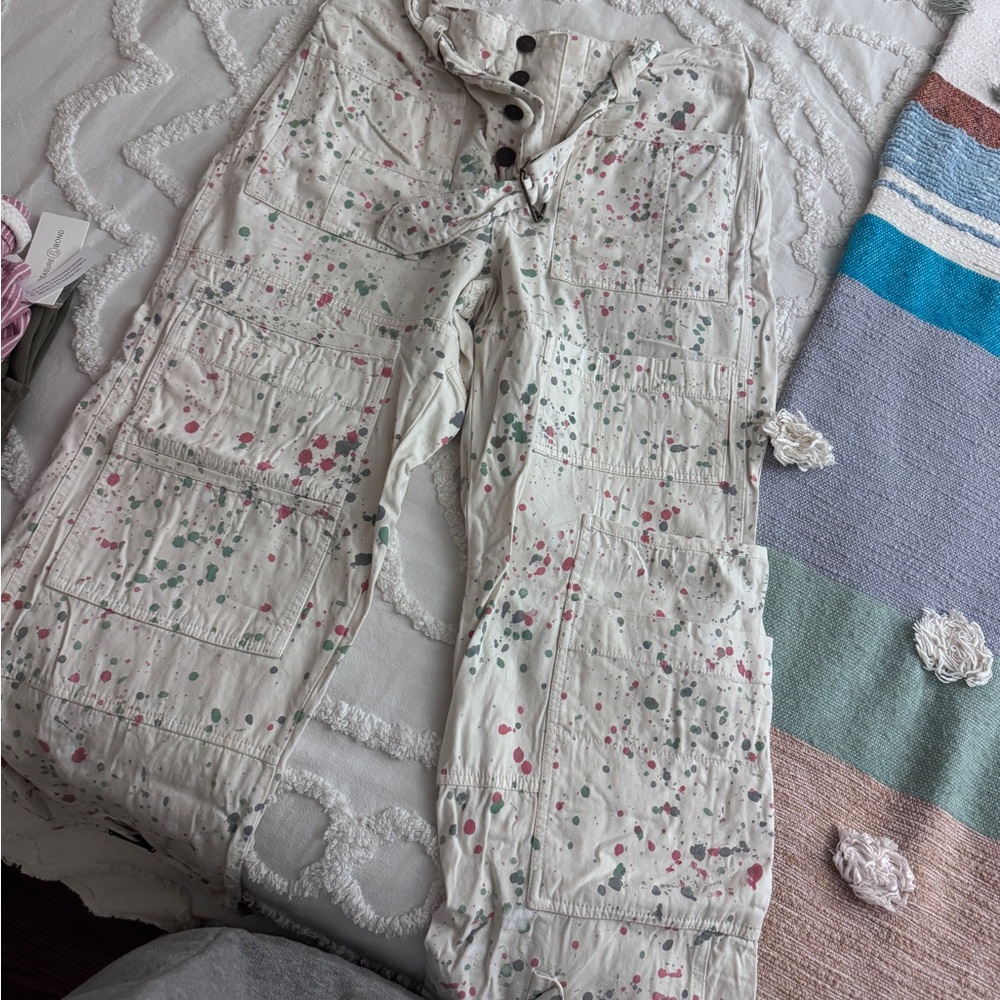 Free People Splatter Cargo Pants